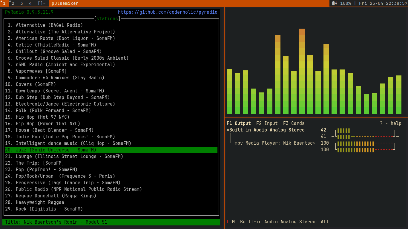 pyradio screenshot